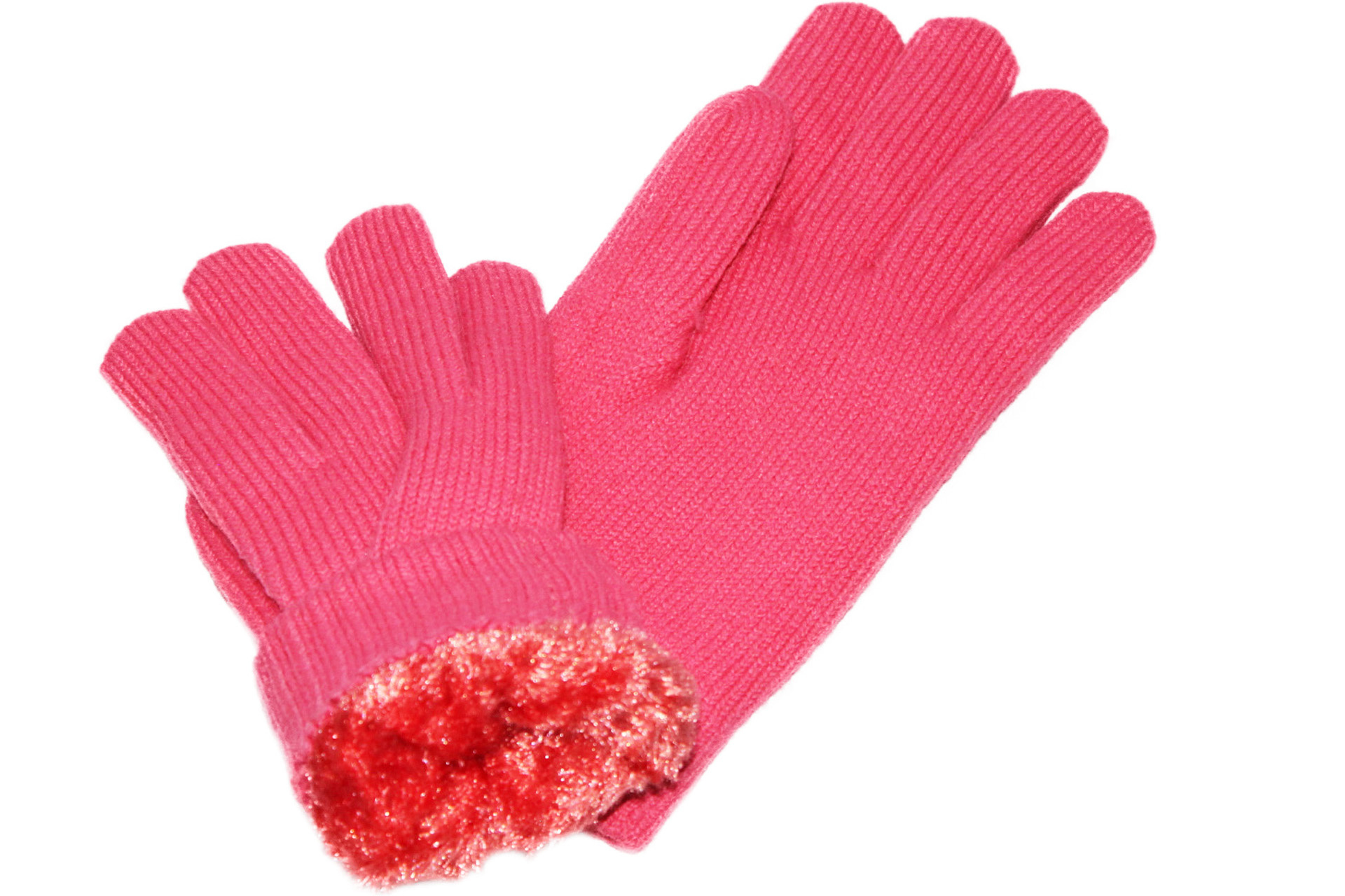 Dames Handschoenen met pels "Basic"    Coral Dames Handschoenen met pels "Basic"    Coral