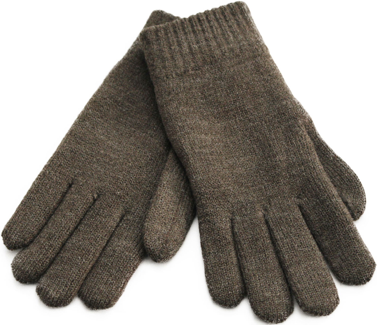 Dames Handschoenen met pels "Lurex"    d. Green Dames Handschoenen met pels "Lurex"    d. Green