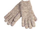 Dames Handschoenen met pels "Lurex"    Beige