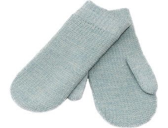 Dames Wanten met pels  "Lurex"    Mint