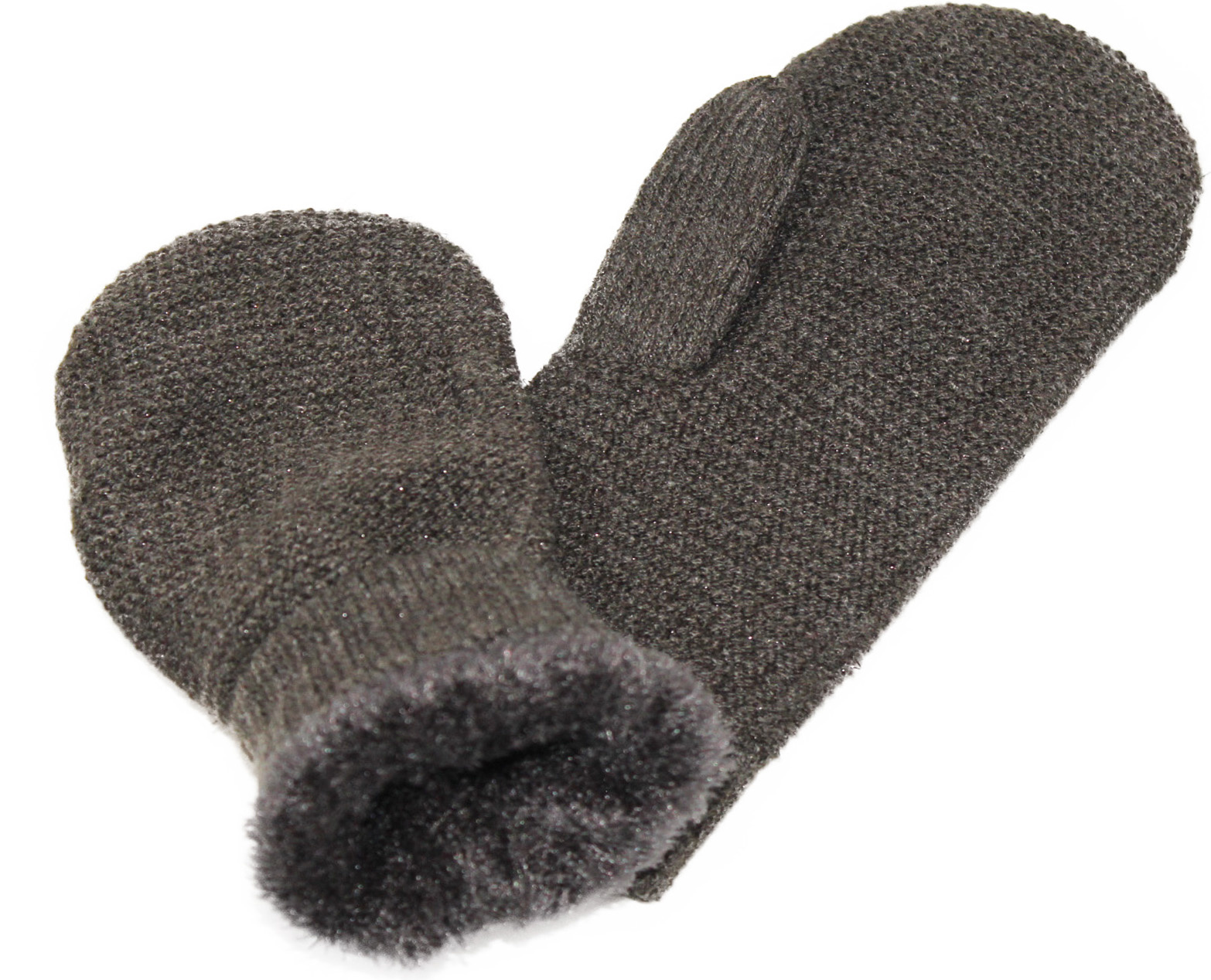 Dames Wanten met pels "Lurex"    d. Green Dames Wanten met pels "Lurex"    d. Green