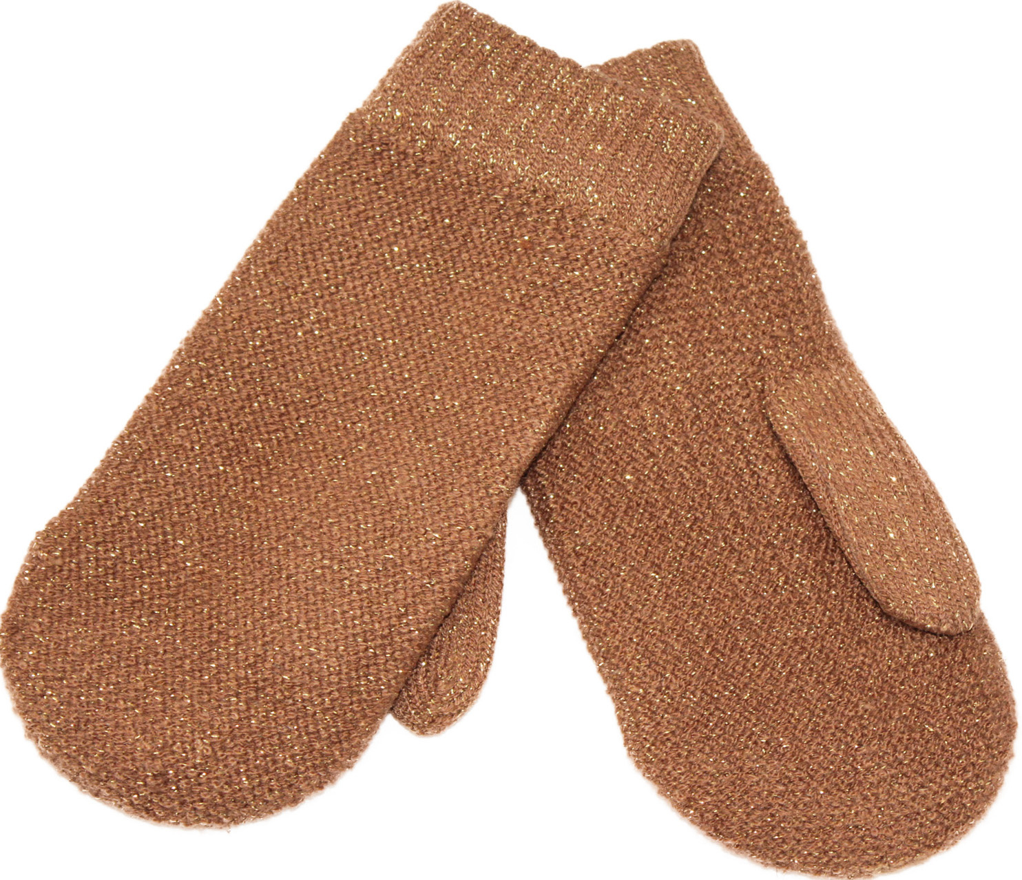 Dames Wanten met pels  "Lurex"    Cognac Dames Wanten met pels  "Lurex"    Cognac