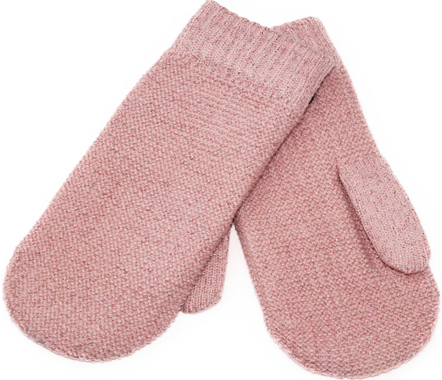 Dames Wanten met pels  "Lurex"    Pink