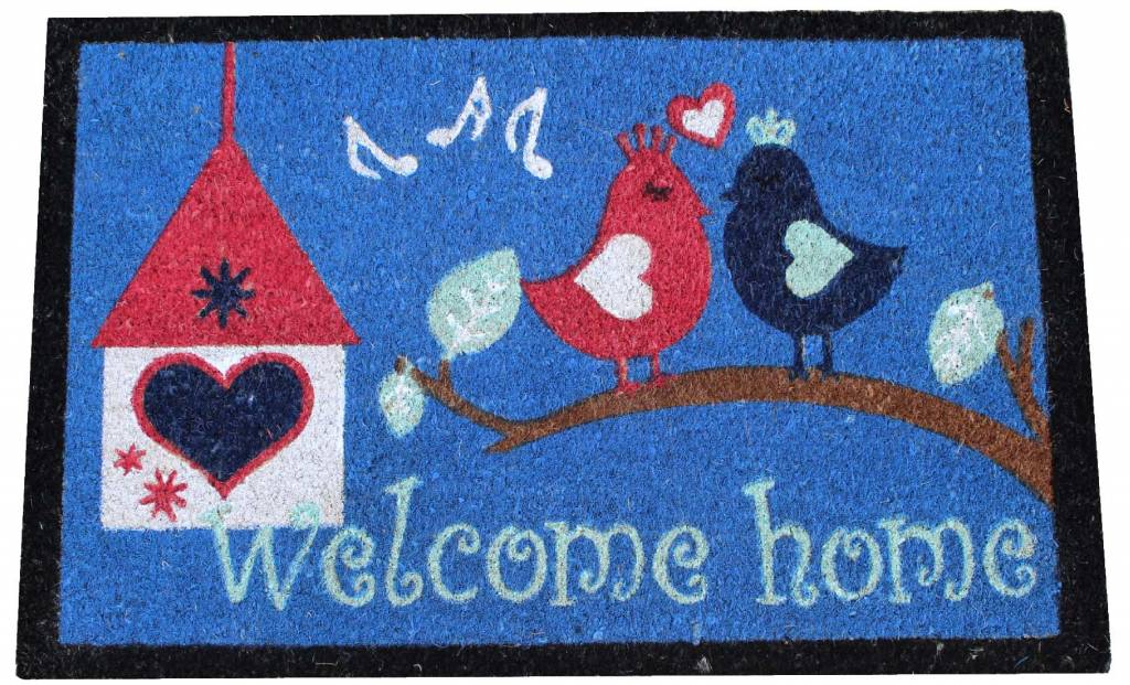 Kokosmat Welcome Birds 45x75 cm.