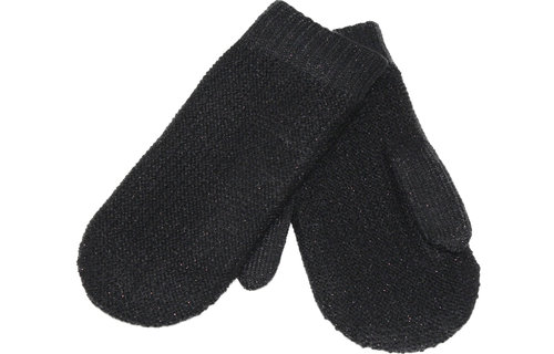 Dames Wanten met pels  "Lurex"    Black