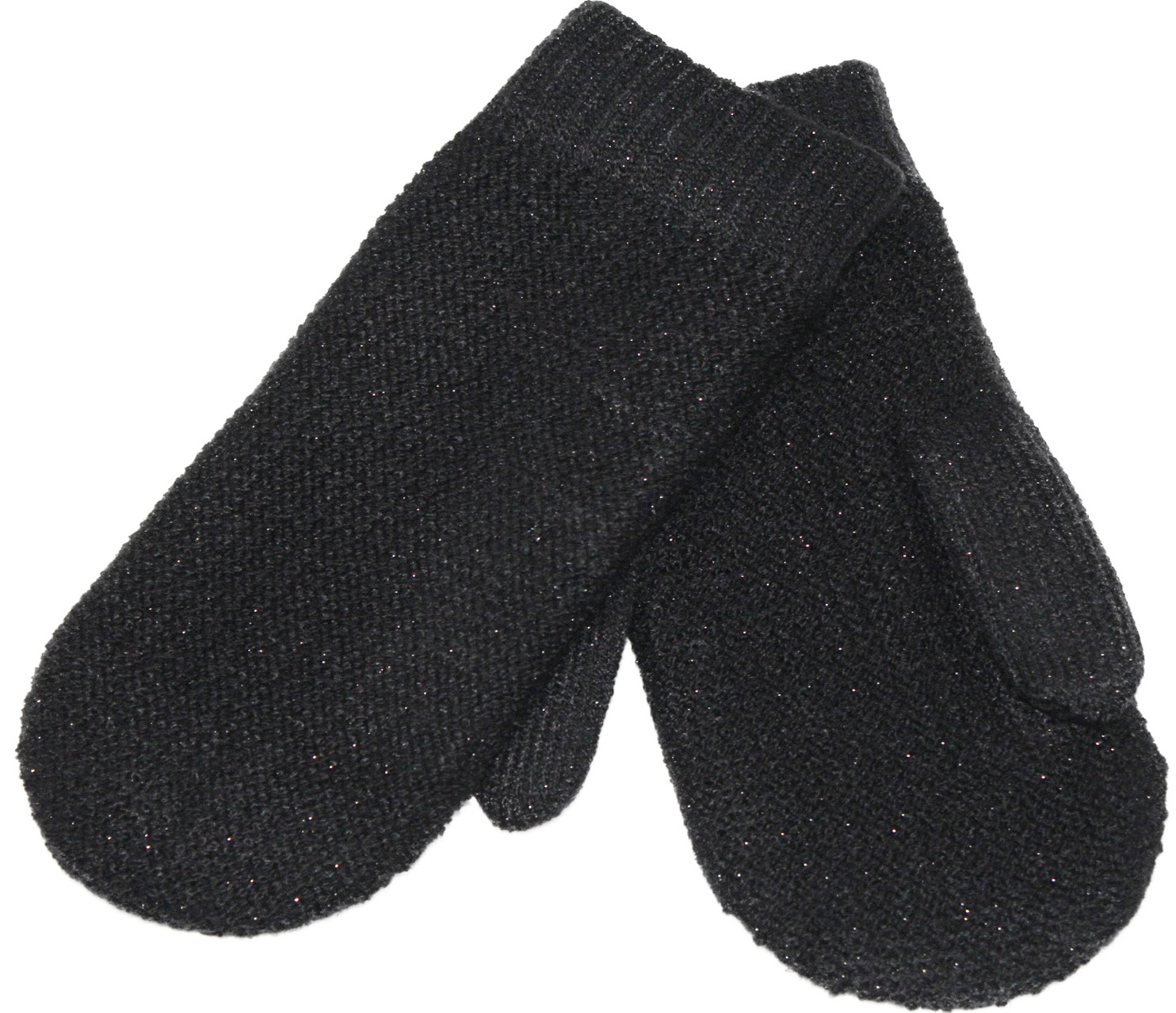 Dames Wanten met pels  "Lurex"    Black