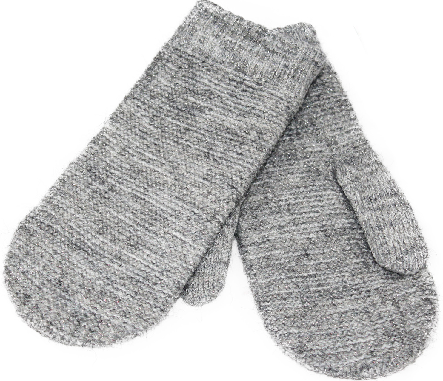 Dames Wanten met pels  "Lurex"    L. Grey