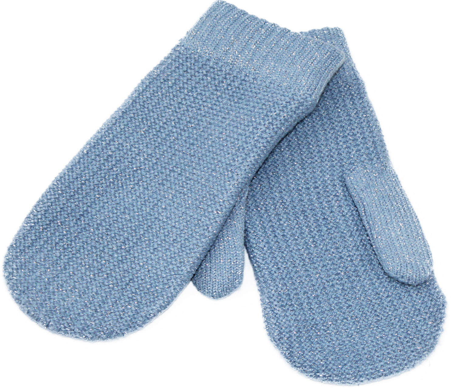 Dames Wanten met pels  "Lurex"    m  Blue