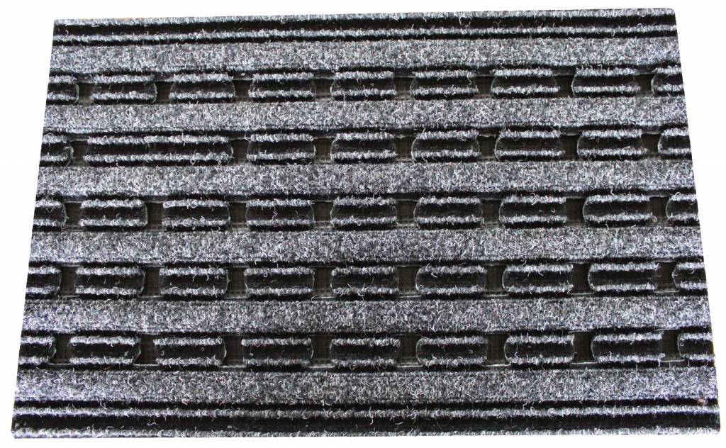 Naaldvilt deurmat Porto 40 X 60 cm. Grey Naaldvilt deurmat Porto 40 X 60 cm. Grey