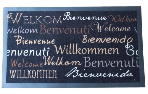 Deurmat Welcome freestyle 45x75 cm.