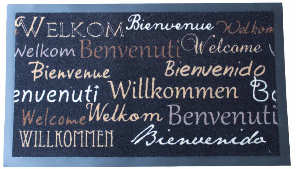 Deurmat Welcome freestyle 45x75 cm.