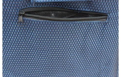 Boodschappentrolley 38 L. Traploper Blauw