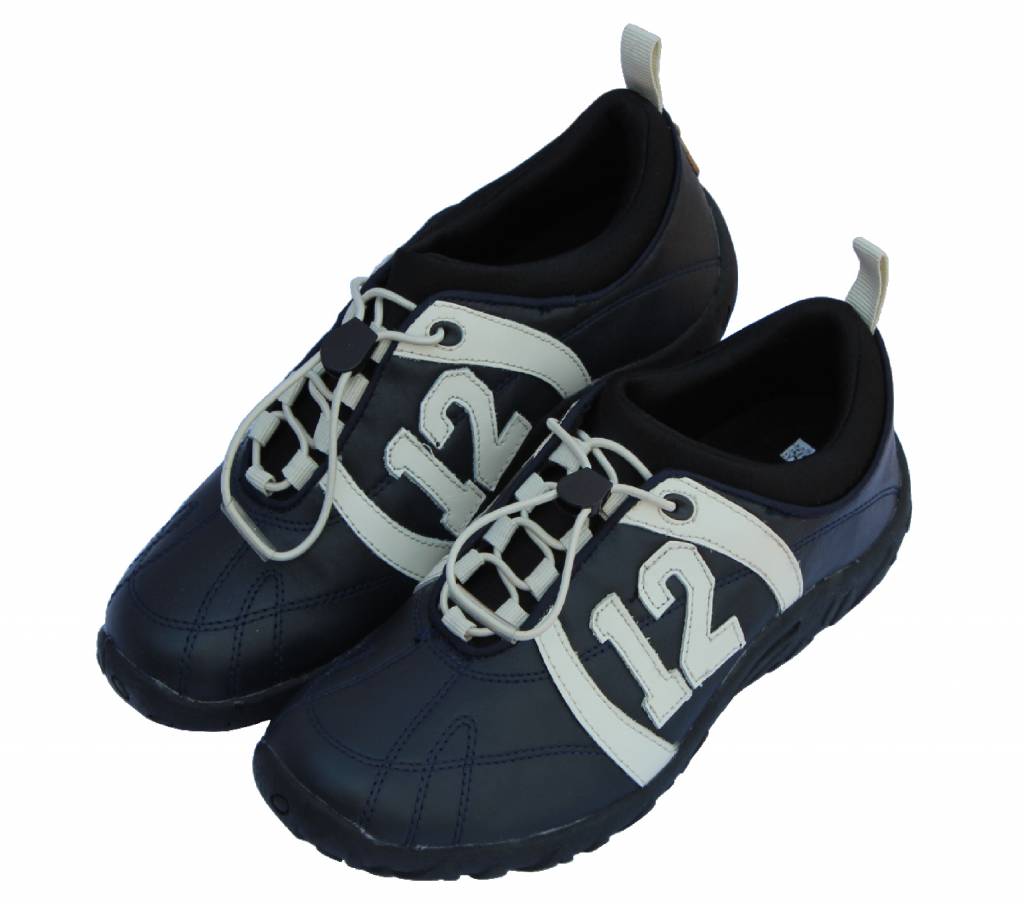 Leder Schoen Club Brugge Zwart/Wit Leder Schoen Club Brugge Zwart/Wit