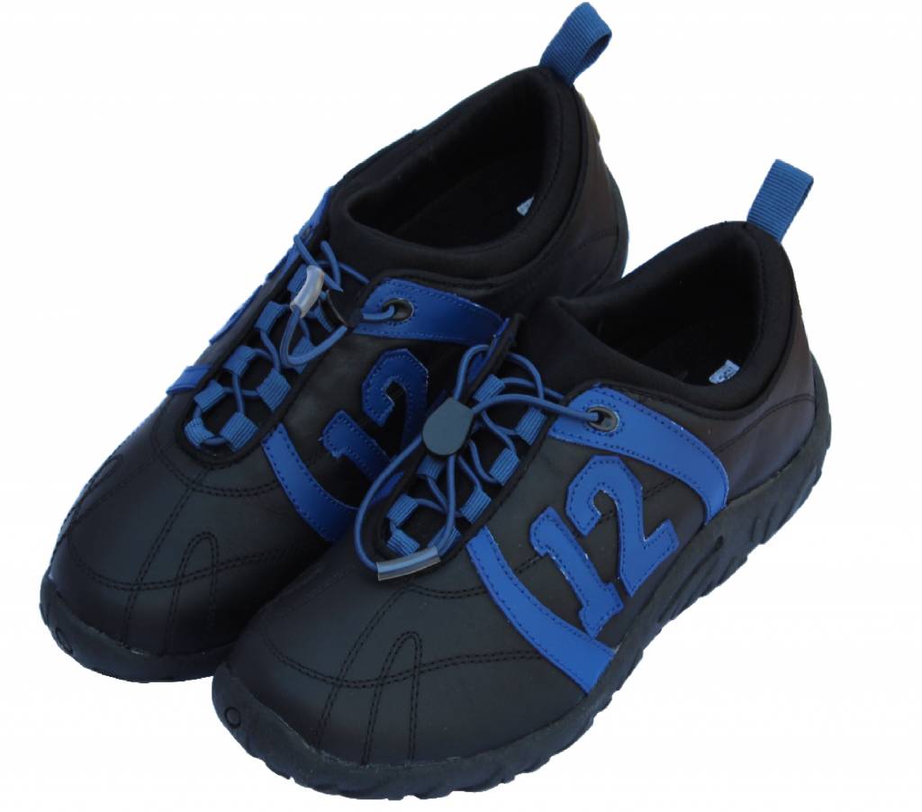 Leder Schoen Club Brugge Zwart/Blauw