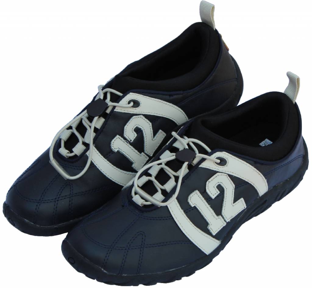 Leder Schoen Club Brugge Zwart/Wit Leder Schoen Club Brugge Zwart/Wit