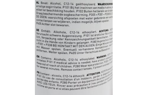 Glazenwassers zeep Liquid 1 liter