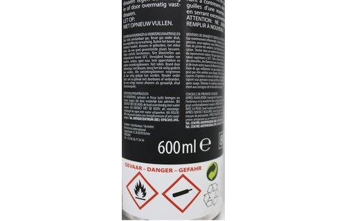 Gasfles voor Herbiflam - 600 ml Gasfles voor Herbiflam - 600 ml