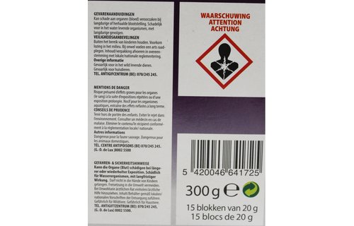 BSI Generation Block "ratten- en muizengif" 300 g  (15 x 20 g)