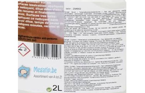 Zilverzeep 2 Liter  "vloerreiniger"