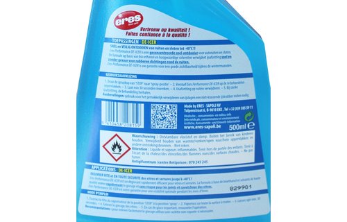 De-Icer "geconcentreerde ruitenontdooier"  500 ml.