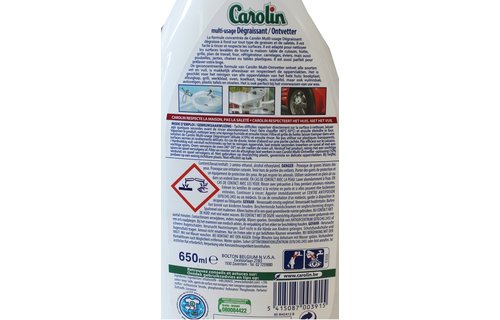 Ontvetter met Marseillezeep "Multi-Oppervlakken Spray"  650 ml