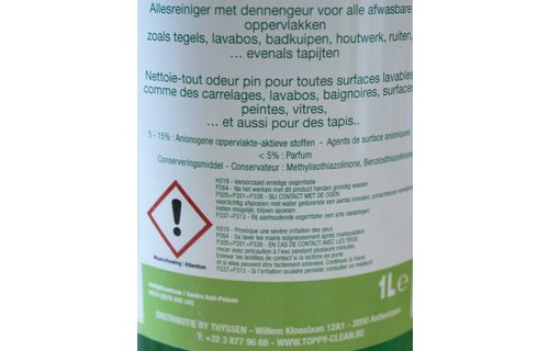 Toppy Tapijtreiniger - Allesreiniger Dennen Extract