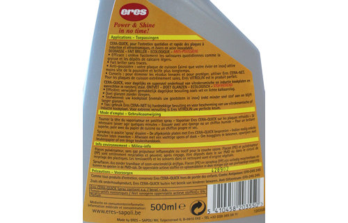 Cera-Quick spray "Kookplaat reiniger"  500 ml