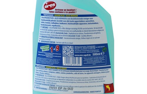 Hygiene Plus + Alles-reiniger  Spray  500 ml.