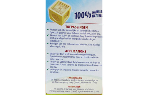 Zeepvlokken Zuivere Marseillezeep  -  850gr