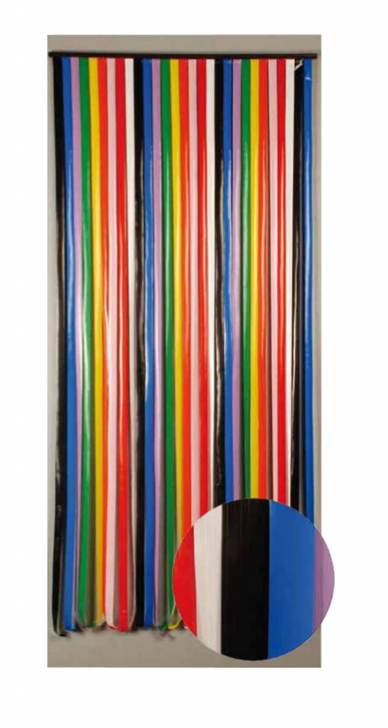 Vliegengordijn 90x200 cm. Capri multy color