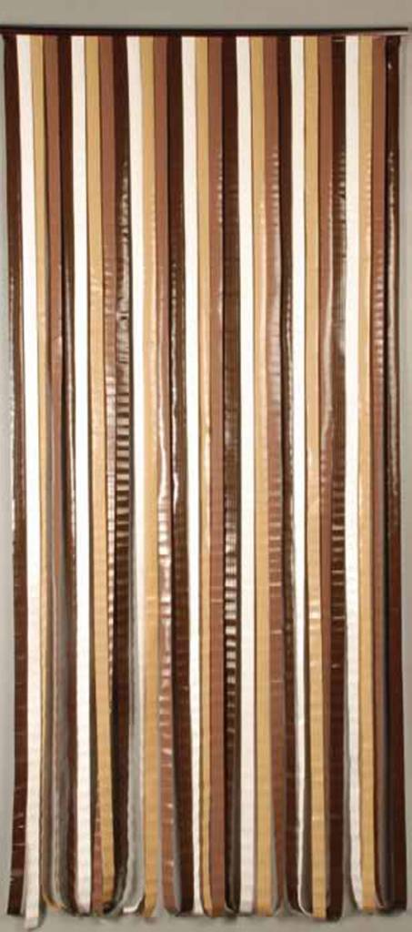 Vliegengordijn 90x200 cm. Capri Bruin / Beige