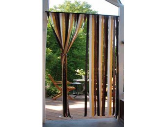 Vliegengordijn 100x200 cm. Capri Bruin / Beige