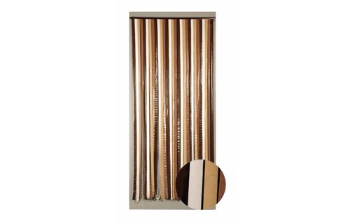 Vliegengordijn 100x200 cm. Capri Bruin / Beige