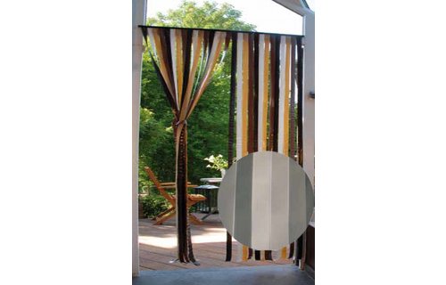 Vliegengordijn 90x200 cm. Capri Grijs