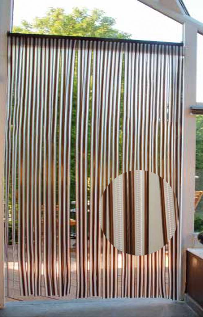 Vliegengordijn 90x220 cm. Lumina Bruin