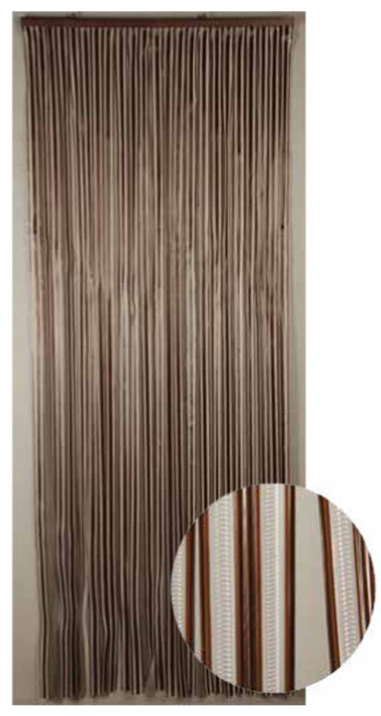 Vliegengordijn 90x220 cm. Lumina Bruin
