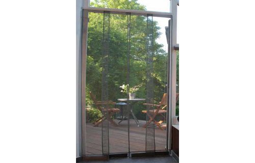 Horgordijn California 100x220 cm. Grijs