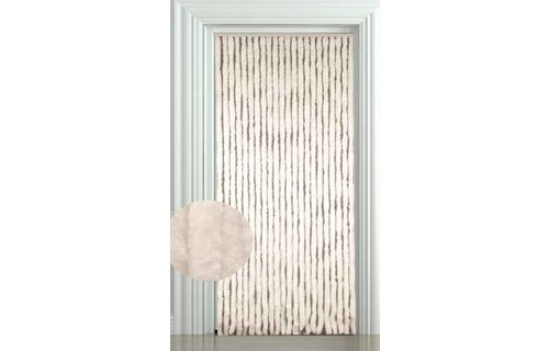 Vliegengordijn kattenstaart 100x220 cm. Wit