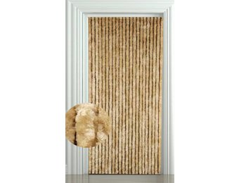 Vliegengordijn kattenstaart 90x220 cm. Beige