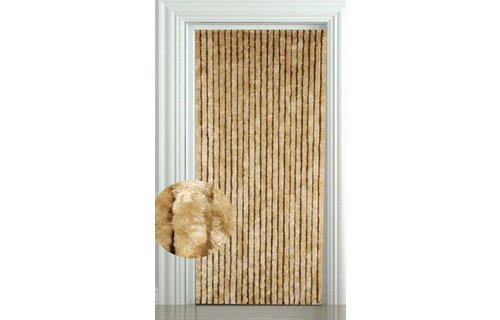 Vliegengordijn kattenstaart 90x220 cm. Beige