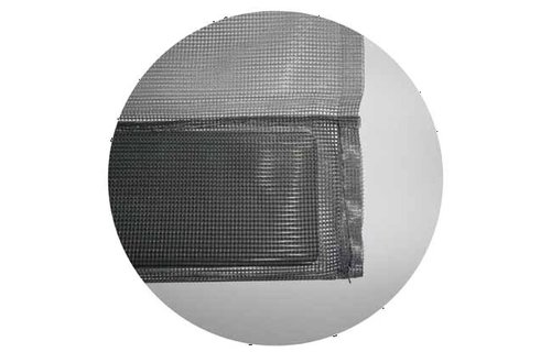 Horgordijn California 100x220 cm. Grijs