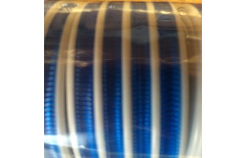 Vliegengordijn pvc Blauw/Wit 90x220 cm.