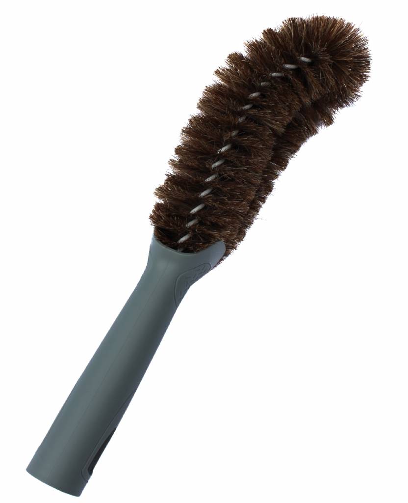 Velgenborstel paardenhaar halfrond