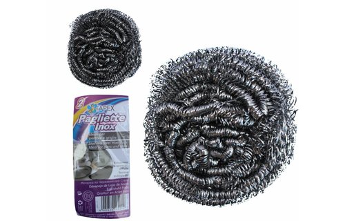 Schuurspons RVS set van 2 stuks Schuurspons RVS set van 2 stuks