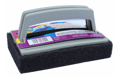 Barbecue reinigingsspons met handvat Barbecue reinigingsspons met handvat