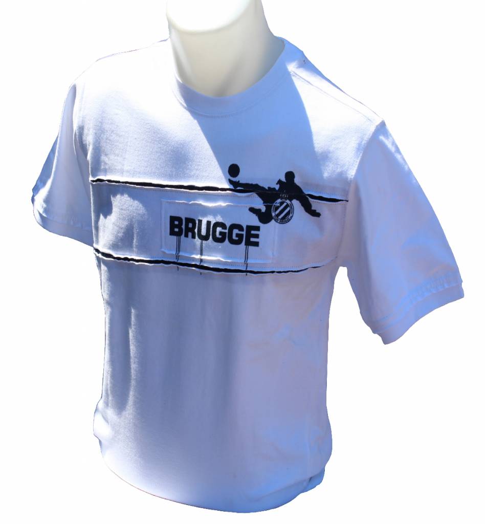 T-shirt Club Brugge Wit