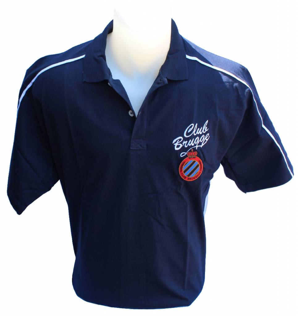 Polo Shirt witte streep Club Brugge Polo Shirt witte streep Club Brugge
