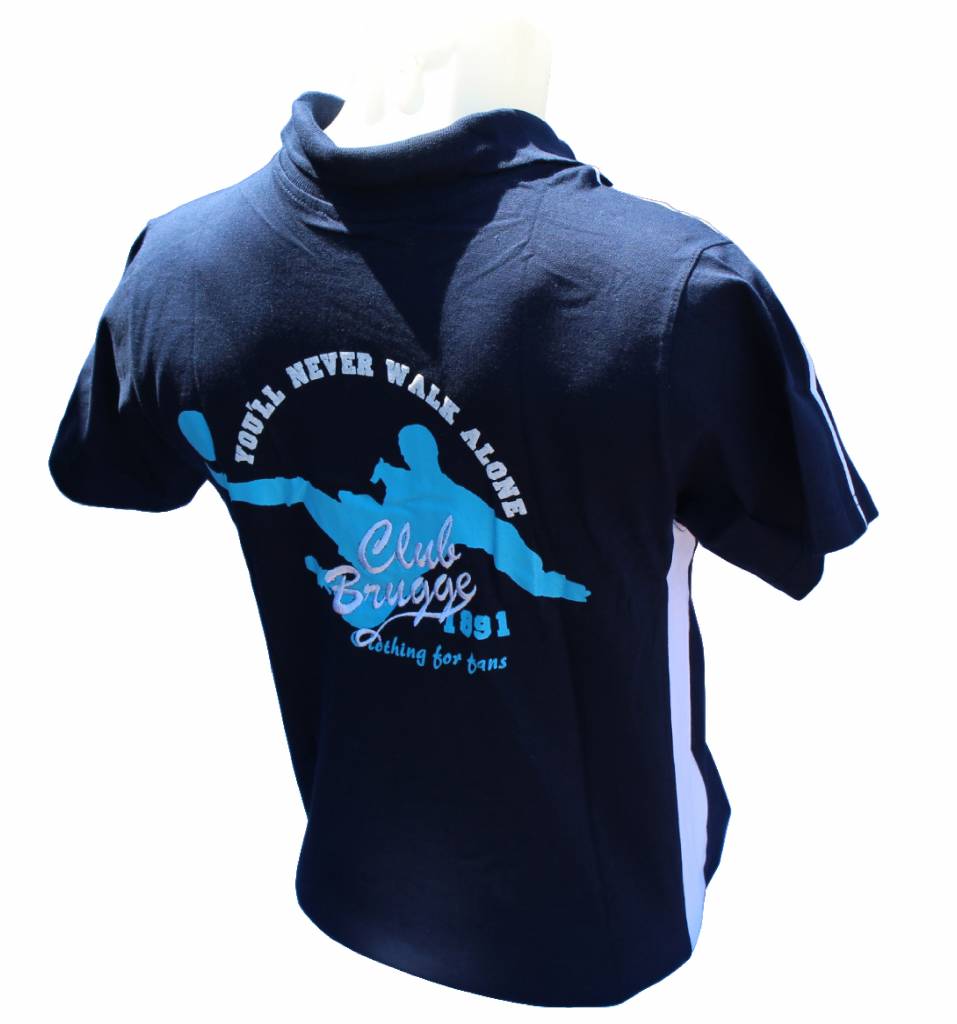 Polo Shirt witte streep Club Brugge Polo Shirt witte streep Club Brugge