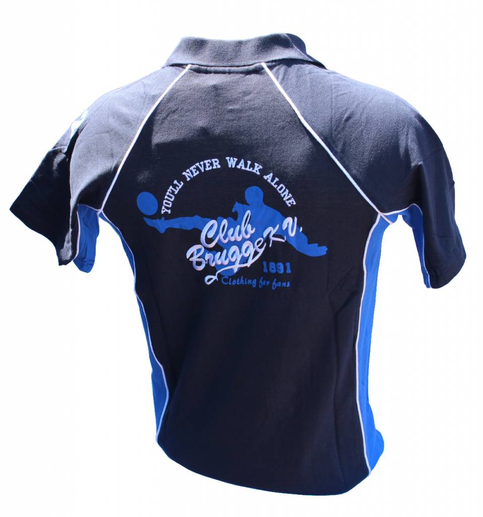 Polo Shirt ritssluiting Club Brugge