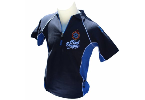 Polo Shirt ritssluiting Club Brugge
